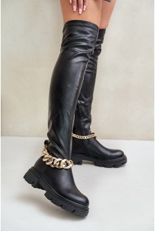 Šlaunų aukščio batai model 203494 Step in style