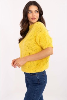 Megztinis trumpomis rankovėmis model 207600 Italy Moda