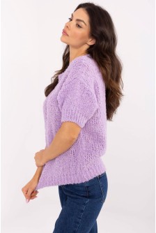 Megztinis trumpomis rankovėmis model 207601 Italy Moda