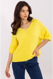 Megztinis trumpomis rankovėmis model 208520 Italy Moda