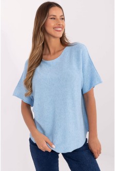 Megztinis trumpomis rankovėmis model 209981 Italy Moda