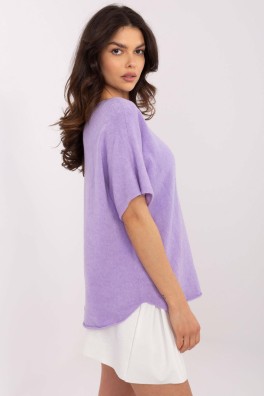 Megztinis trumpomis rankovėmis model 209985 Italy Moda