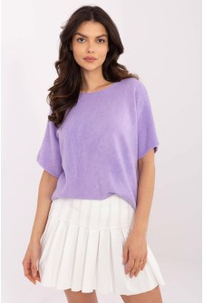 Megztinis trumpomis rankovėmis model 209985 Italy Moda