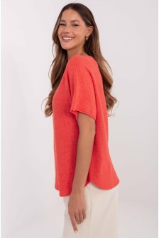 Megztinis trumpomis rankovėmis model 209996 Italy Moda