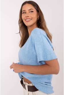 Megztinis trumpomis rankovėmis model 209997 Italy Moda