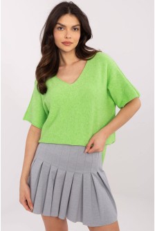 Megztinis trumpomis rankovėmis model 209998 Italy Moda