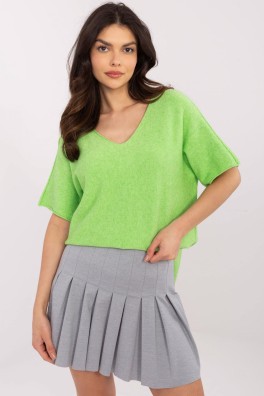 Megztinis trumpomis rankovėmis model 209998 Italy Moda