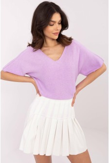 Megztinis trumpomis rankovėmis model 209999 Italy Moda