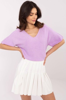 Megztinis trumpomis rankovėmis model 209999 Italy Moda