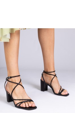 Sandalai su kulnu model 212425 PRIMO