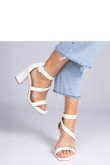 Sandalai su kulnu model 212427 PRIMO