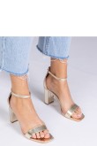 Sandalai su kulnu model 212459 PRIMO