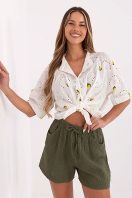 Šortai model 213860 Italy Moda