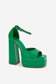Sandalai su kulnu model 213911 Step in style