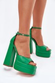 Sandalai su kulnu model 213911 Step in style