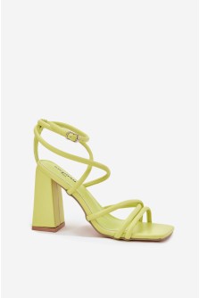 Sandalai su kulnu model 213921 Step in style