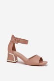 Sandalai su kulnu model 213929 Step in style