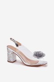 Sandalai su kulnu model 213933 Step in style