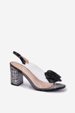 Sandalai su kulnu model 213934 Step in style