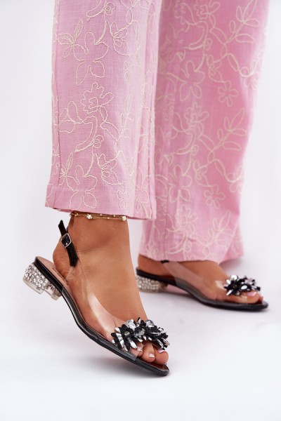 Sandalai su kulnu model 213939 Step in style