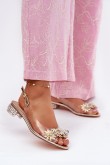 Sandalai su kulnu model 213941 Step in style