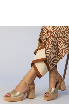 Sandalai su kulnu model 214002 PRIMO