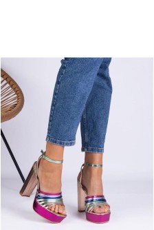 Sandalai su kulnu model 214022 PRIMO