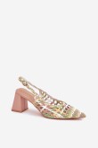 Sandalai su kulnu model 214085 Step in style
