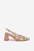 Sandalai su kulnu model 214085 Step in style