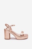 Sandalai su kulnu model 214092 Step in style