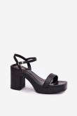 Sandalai su kulnu model 214093 Step in style