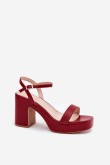 Sandalai su kulnu model 214094 Step in style