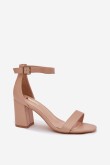 Sandalai su kulnu model 214339 Step in style