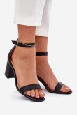 Sandalai su kulnu model 214340 Step in style