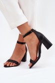 Sandalai su kulnu model 214340 Step in style