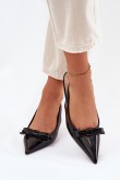 Sandalai su kulnu model 214385 Step in style