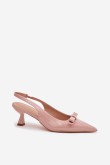 Sandalai su kulnu model 214386 Step in style