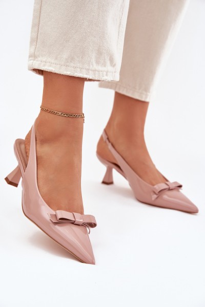 Sandalai su kulnu model 214386 Step in style