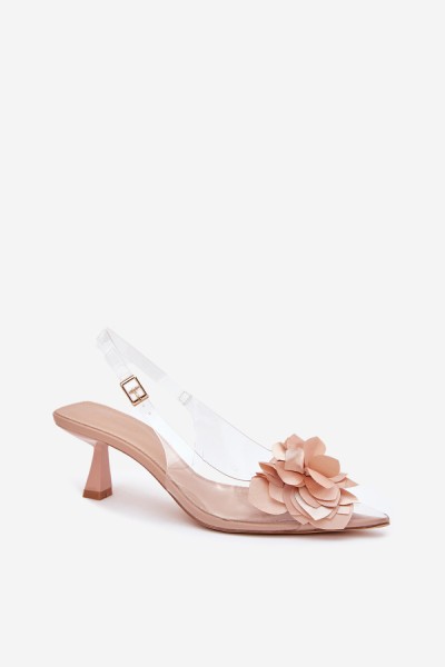 Sandalai su kulnu model 214388 Step in style