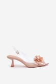 Sandalai su kulnu model 214388 Step in style