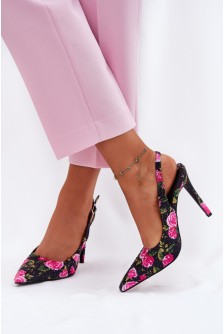 Sandalai su kulnu model 214484 Step in style