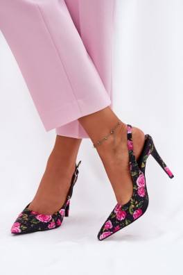 Sandalai su kulnu model 214484 Step in style