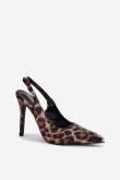 Sandalai su kulnu model 214486 Step in style