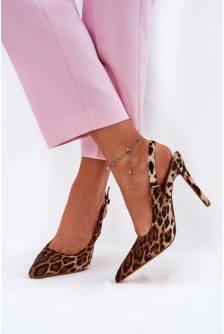 Sandalai su kulnu model 214487 Step in style