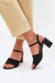 Sandalai su kulnu model 214686 Step in style