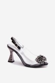 Sandalai su kulnu model 214706 Step in style