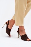 Sandalai su kulnu model 214989 Step in style