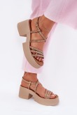 Sandalai su kulnu model 214994 Step in style