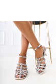 Sandalai su kulnu model 215248 PRIMO