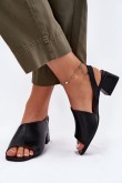 Sandalai su kulnu model 215343 Step in style